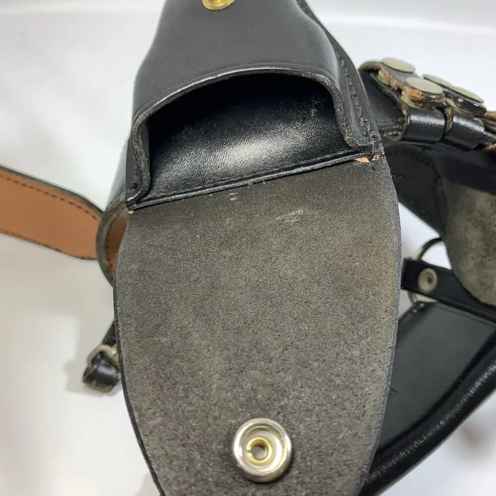 Triple K Mixson 71 Leather Duty Belt Size 36 Black w/ Accessories